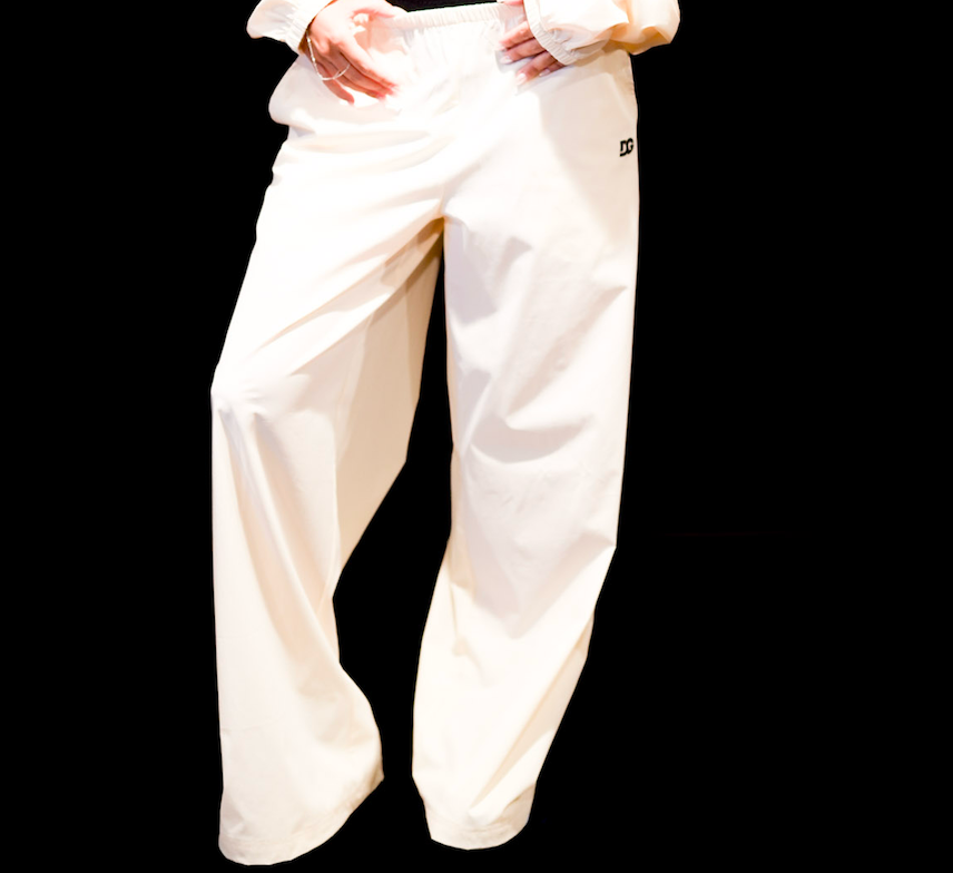 White Cropped Suit Bottom