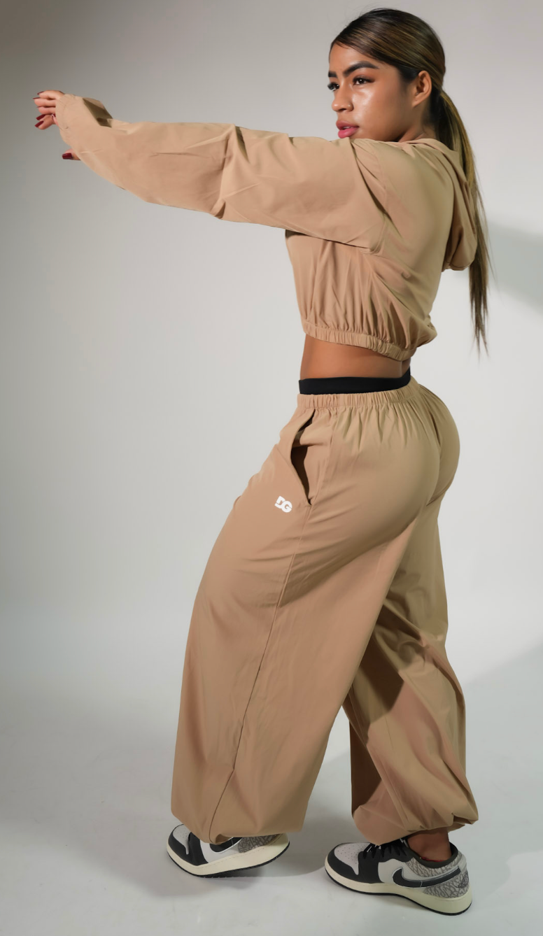 Light Brown Cropped Suit Bottom