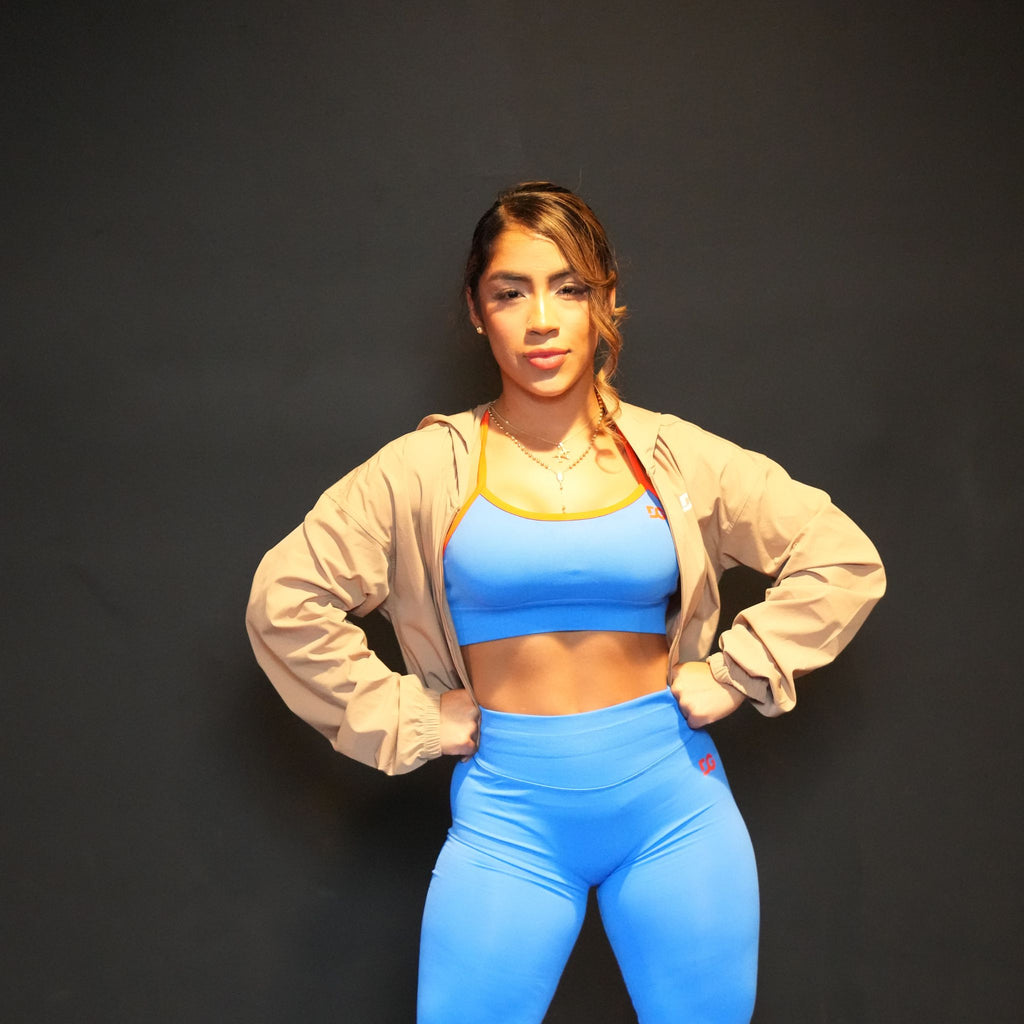 Baby Blue Performance Sports Bra