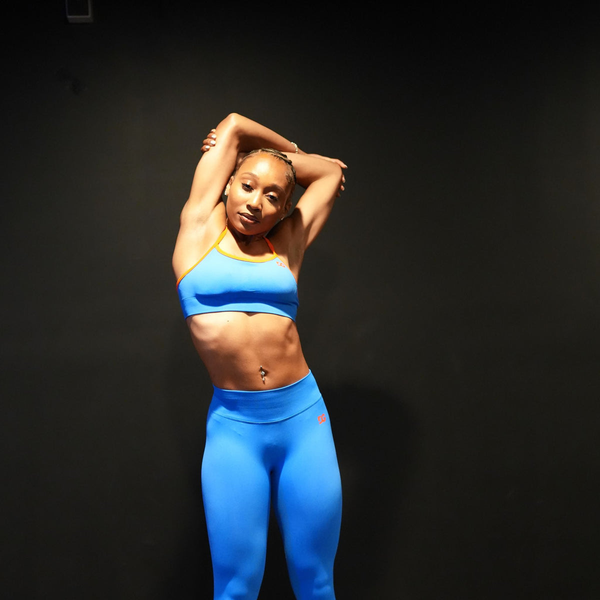 Blue performance Leggings
