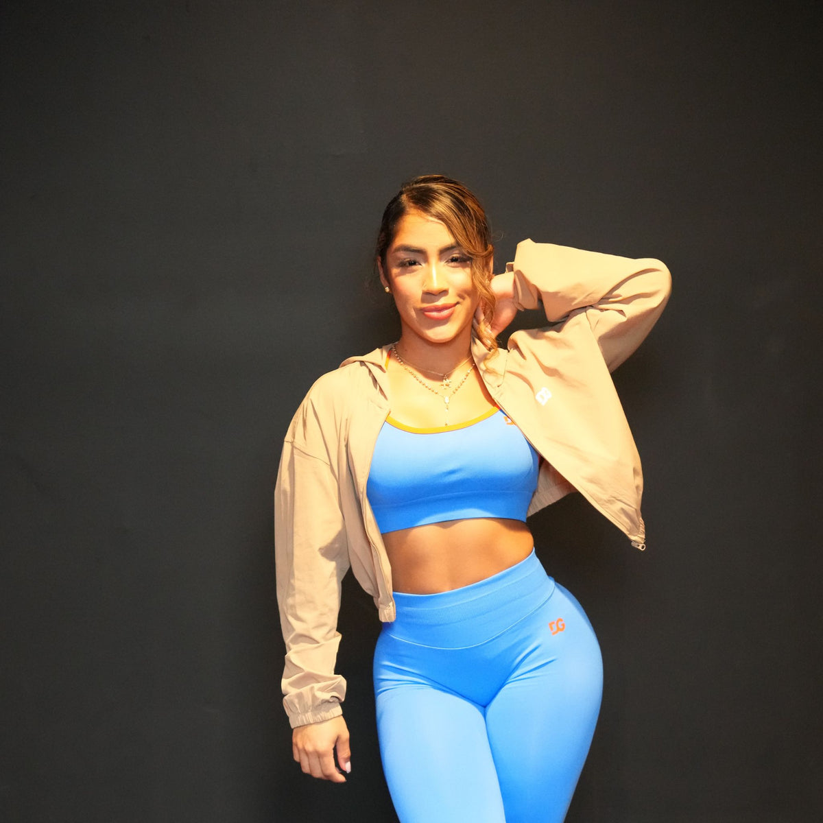 Blue performance Leggings